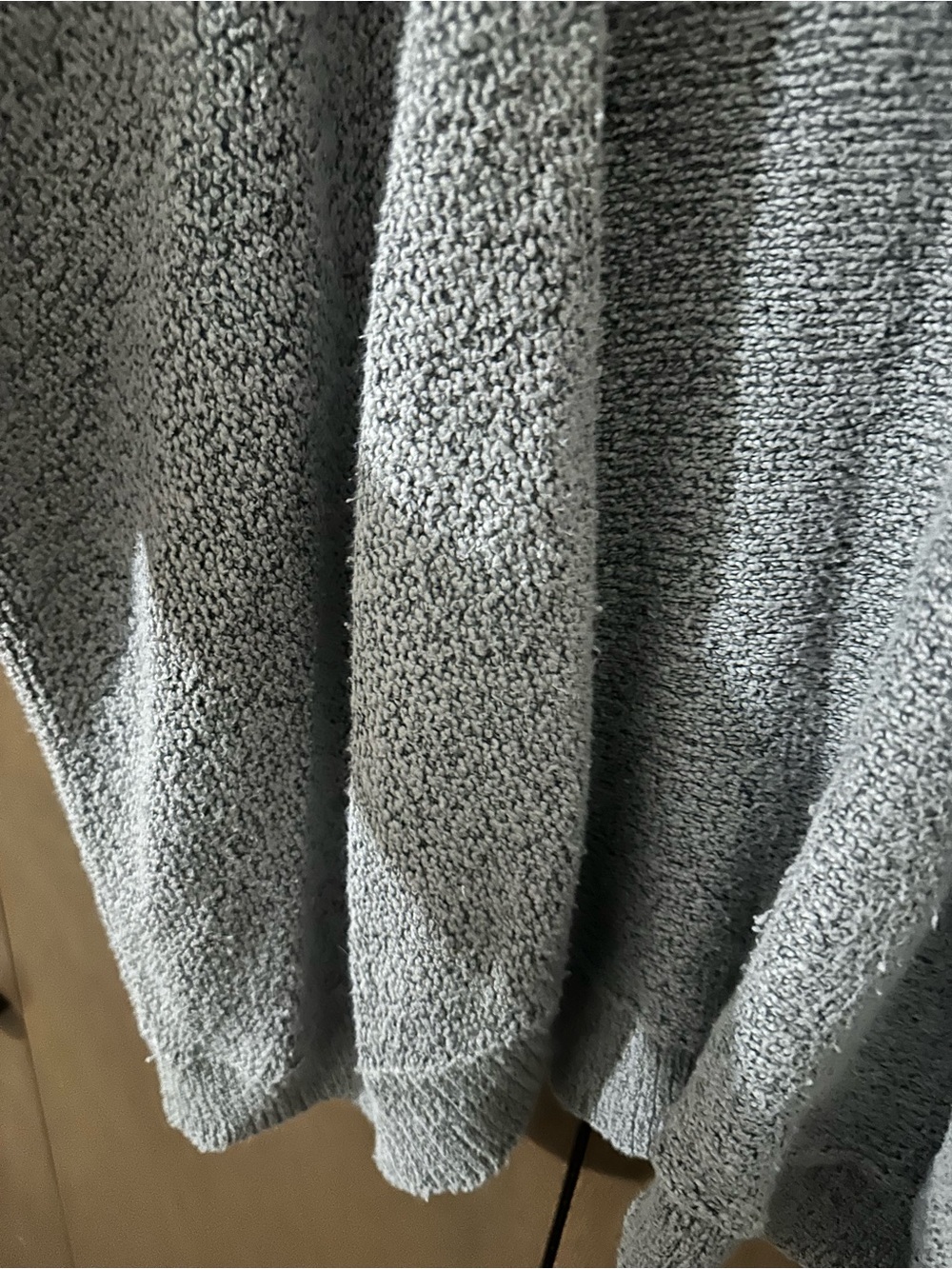 Aritzia Community Ionic Cape Natural Grey Oversized Knitted Cardigan Size XXS - Picture 7 of 11